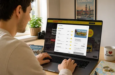 Touristische Booking-Komplettlösung für die Stadtrundfahrt Hamburg
